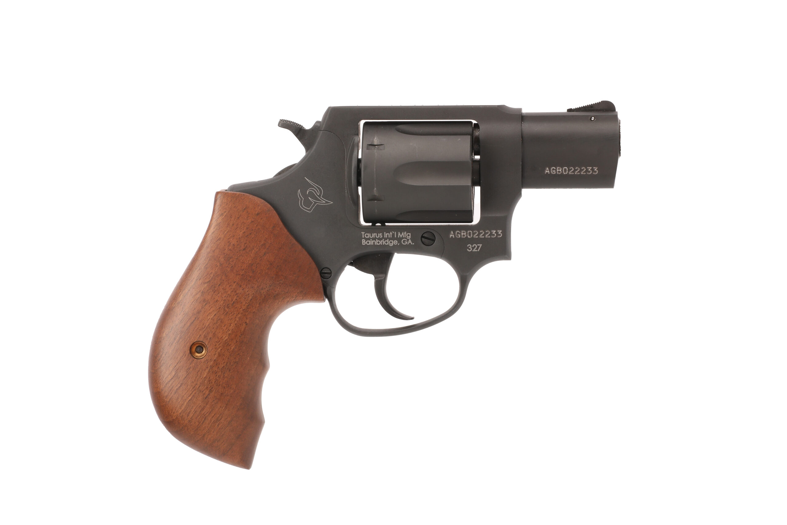 TAURUS 327 327FED BK/BK 2″ WALNUT